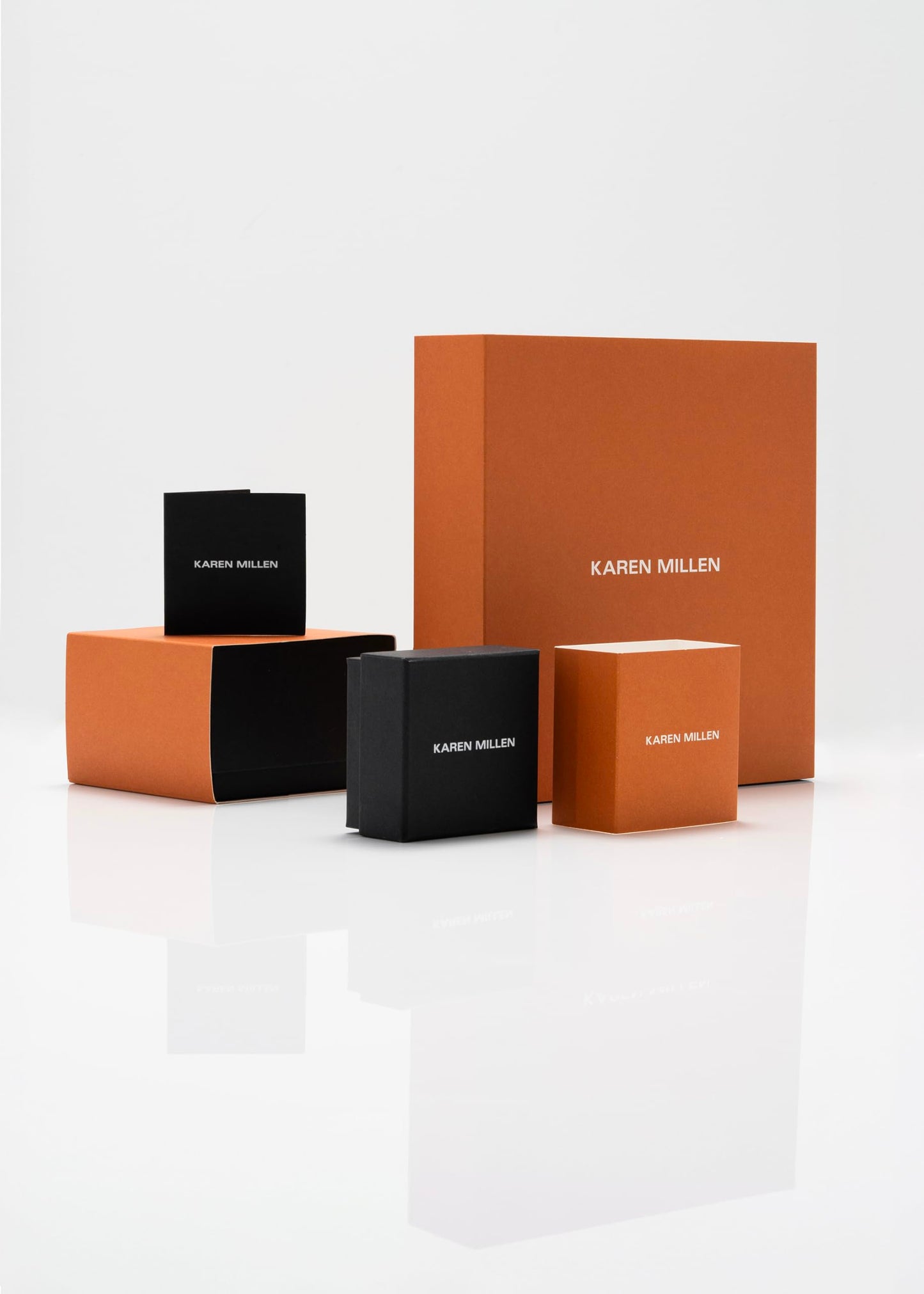 Karen Millen Mosaic Wide Bracelet for Women (Silver)