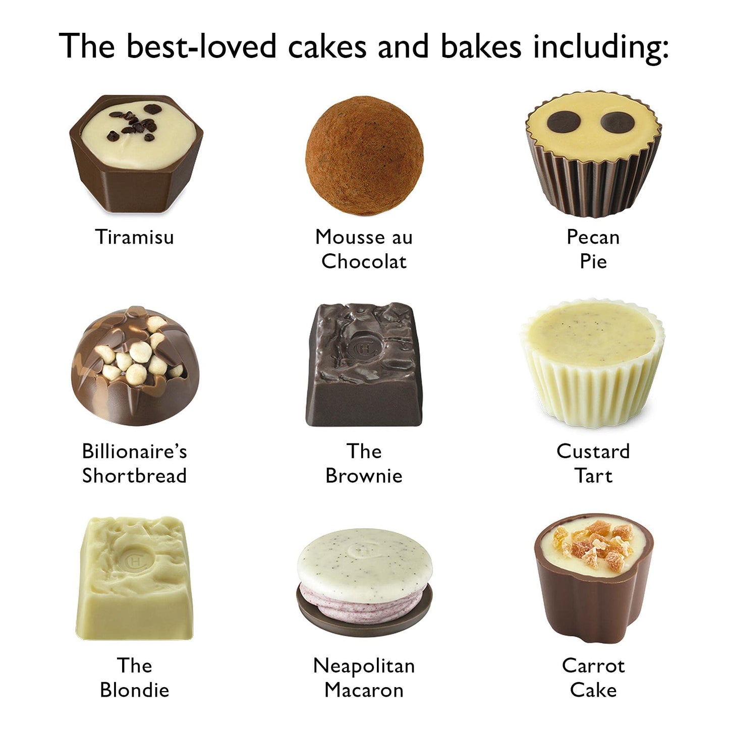 Hotel Chocolat Patisserie Sleekster - 27 Dessert-Inspired Chocolates, 350g - Chocolate Gifts For Birthday, Thank You, Congratulations, Anniversary - Gifts For Her And Him