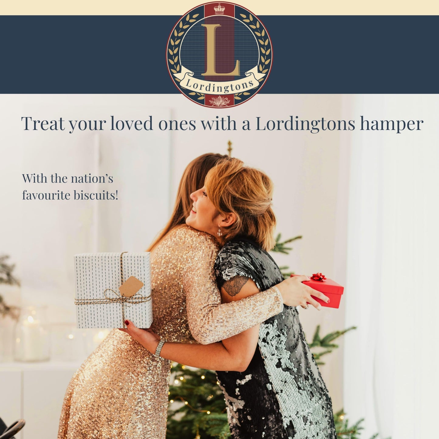 Biscuits Gift Set Hamper Bundle Contains 30 Packs of Individually Wrapped Biscuits Multipacks. Lordingtons Gift Hamper Includes a Variety of Loved Treats