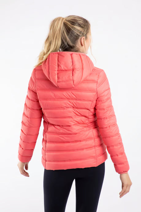 Weird Fish - Eshka Lightweight Padded Jacket Coral Spice