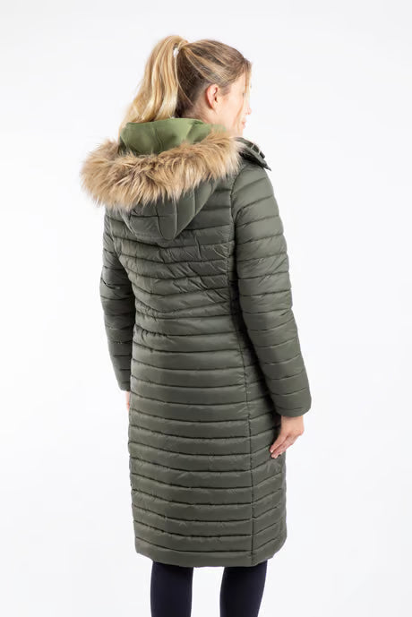 Weird Fish - Kempley Lightweight Padded Mid-Line Hooded Jacket Deep Lichen Green