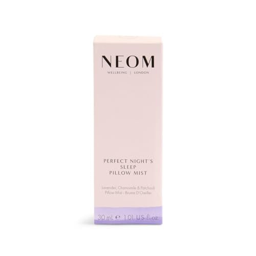 NEOM- Perfect Night's Sleep Pillow Mist Spray, 30ml | English Lavender, Chamomile & Patchouli| Scent to Sleep