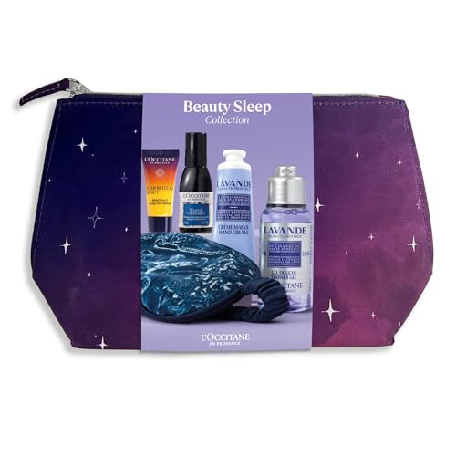 L'OCCITANE Beauty Sleep Collection, Luxury Sleep & Mini Essentials, Overnight Hydration & Anti-Aging, Premium & Clean Beauty Gift Set for All Skin Types