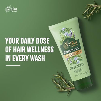 Vatika Natural Rosemary Conditioner, 280gm, Conditioner for dry hair, Anti-dandruff conditioner, Promotes Hair Growth, Nourishes & Conditions Hair, Rosemary oil