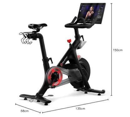 Original Peloton Bike | Indoor Stationary Exercise Bike with Immersive 22” HD Touchscreen, Black