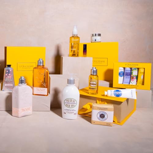 L'OCCITANE Almond and Shea Butter Body Care Gift Set | Hydrating and Nourishing | Enriched with organic Shea Butter and Almond Oil Extract | Luxury Bath & Body for All Skin Types | Amazon Exclusive