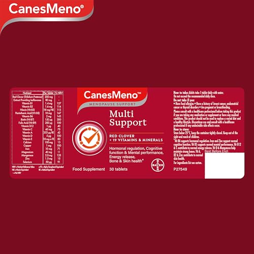 CanesMeno Menopause Multi Support 30 Tablets