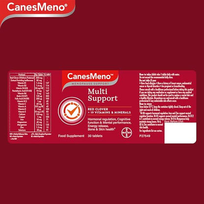 CanesMeno Menopause Multi Support 30 Tablets