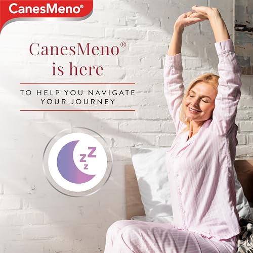 CanesMeno Menopause Support Night 30 Tablets, containing Hops, Ashwagandha, Vitamin B6 and Magnesium