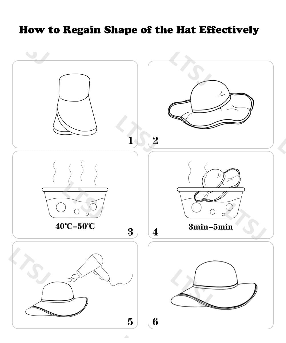 Foldable Cowboy Hat Shapeable Wide Brim Sun Protection Straw Hats Adults Spring Summer Anti UV Sun Hat Travel Beach Cap Western Cowgirl Hats Bush Hat for Women,Ladies,Men,Camping,Fishing,Hiking