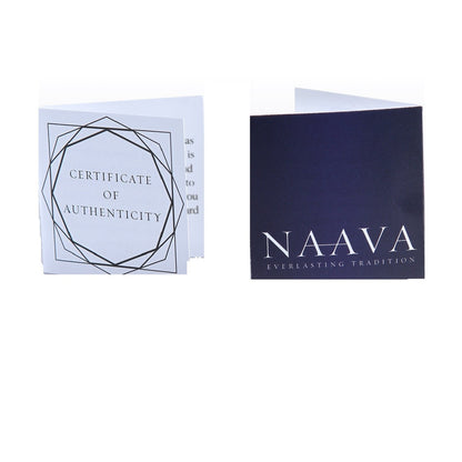 Naava Women's Diamond Ring, 9 ct White Gold Ornately set with White Diamonds