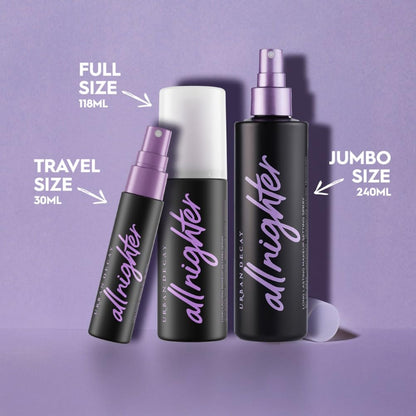 Urban Decay All Nighter Makeup Setting Spray, Long-Lasting Fixing Spray for Face, 118ml