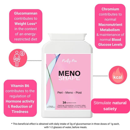 Menopause Supplements, for Body Balance and Shape, Hormone Balance for Women, Perimenopause Supplements, Menopause Vitamins, Hormone Harmony, Menopause Complex Herbal Blend for The Meno Body