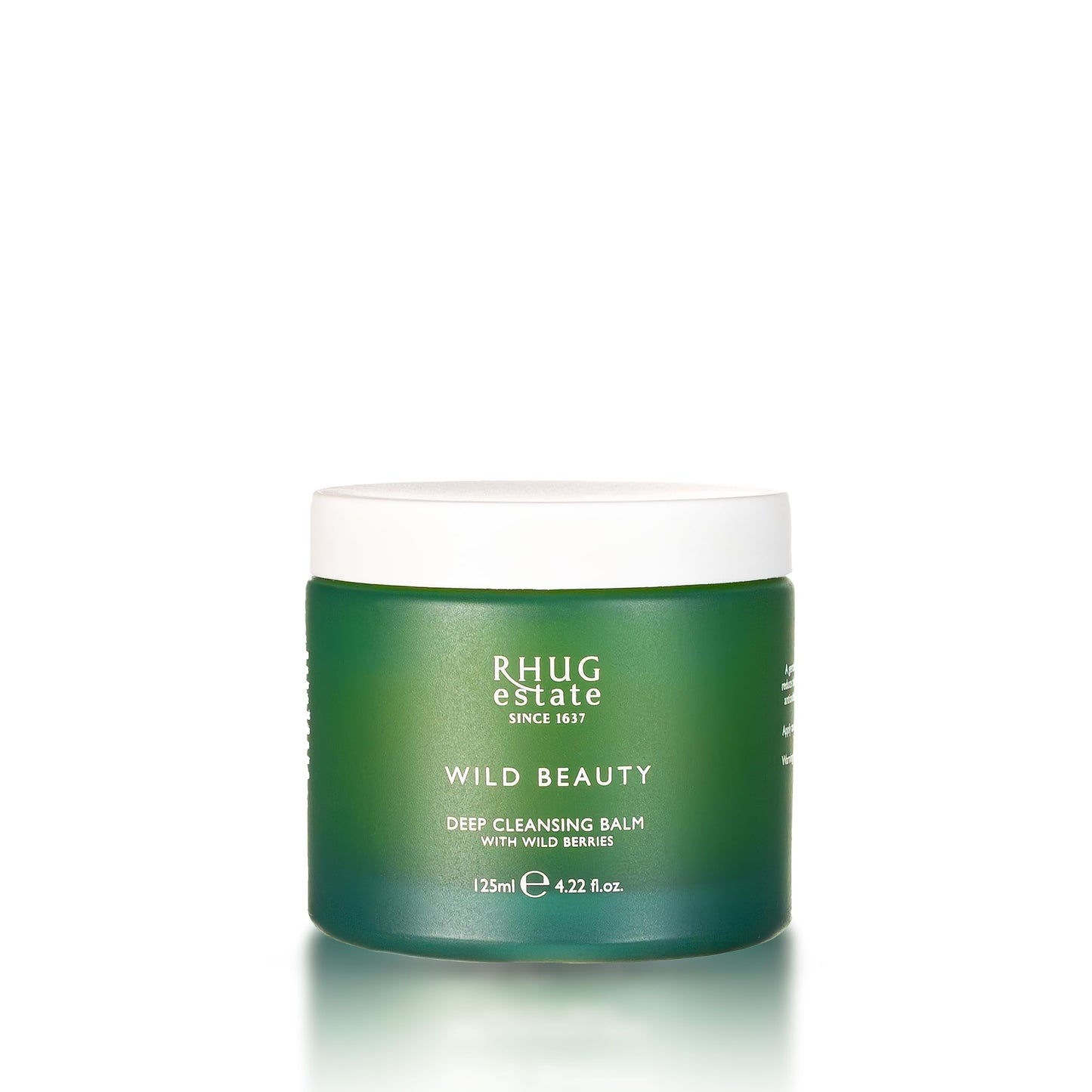 RHUG WILD BEAUTY | Deep Cleansing Balm with Wild Berries | Natural Makeup Remover & Purifying Face Cleanser | Made in the UK (125ml)