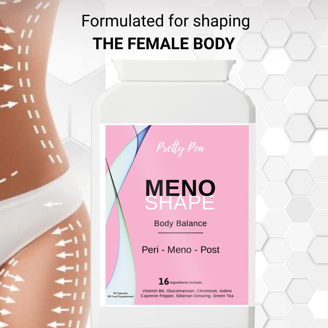 Menopause Supplements, for Body Balance and Shape, Hormone Balance for Women, Perimenopause Supplements, Menopause Vitamins, Hormone Harmony, Menopause Complex Herbal Blend for The Meno Body