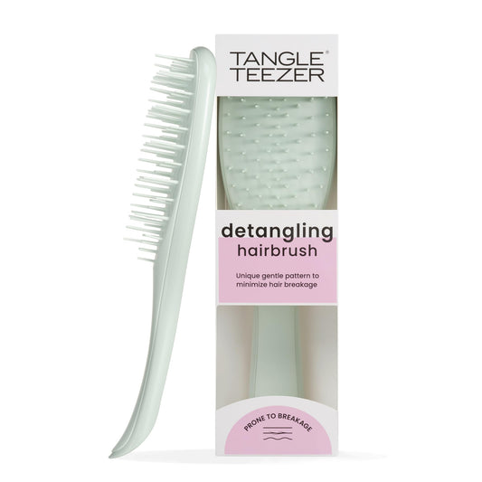 Tangle Teezer Extra Gentle Ultimate Detangler Hairbrush, Less Tension to Minimise Breakage, Effective and Extra Gentle Detangling, Safe for Uuse on Wet and Dry Hair, for All Hair Types, Eucalyptus