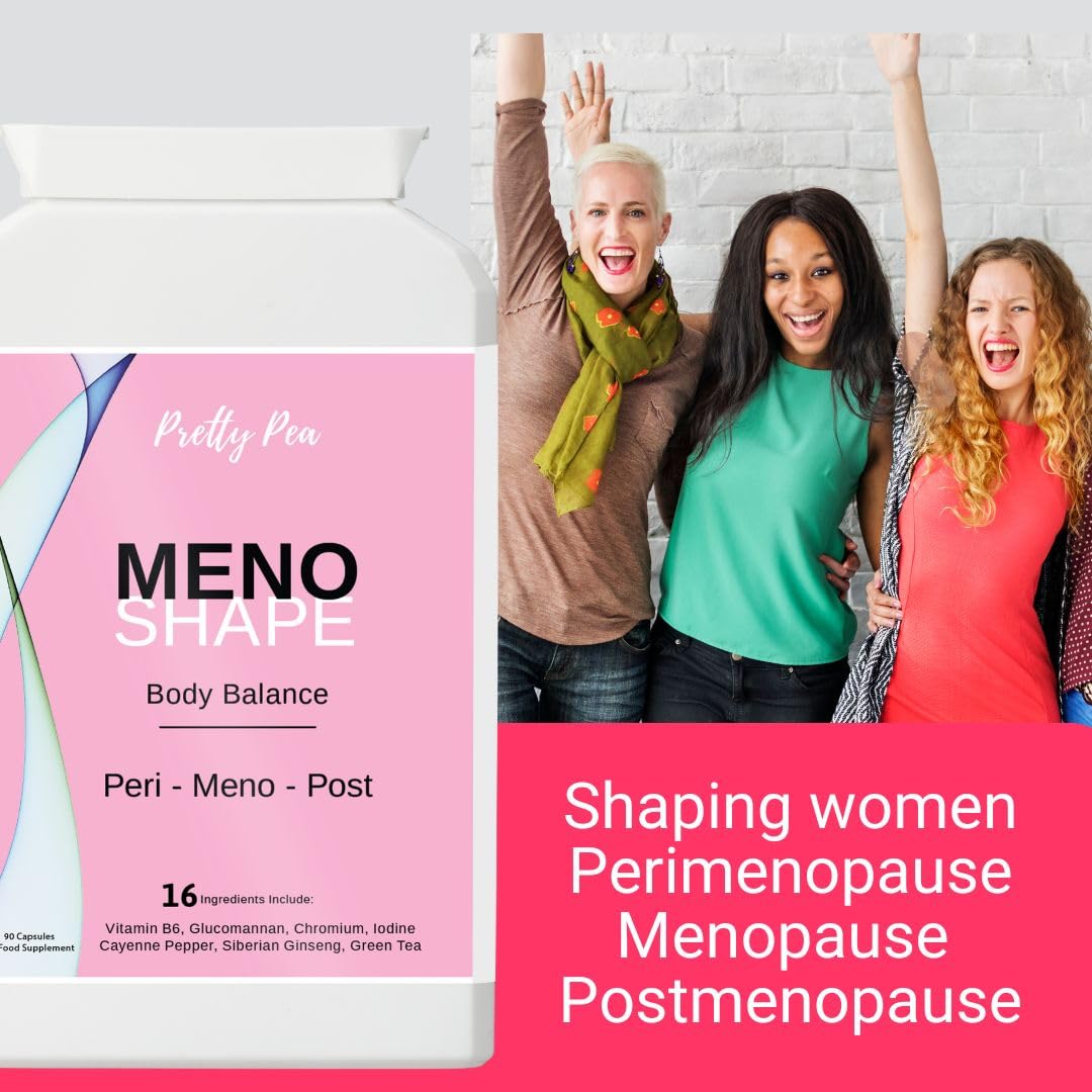 Menopause Supplements, for Body Balance and Shape, Hormone Balance for Women, Perimenopause Supplements, Menopause Vitamins, Hormone Harmony, Menopause Complex Herbal Blend for The Meno Body