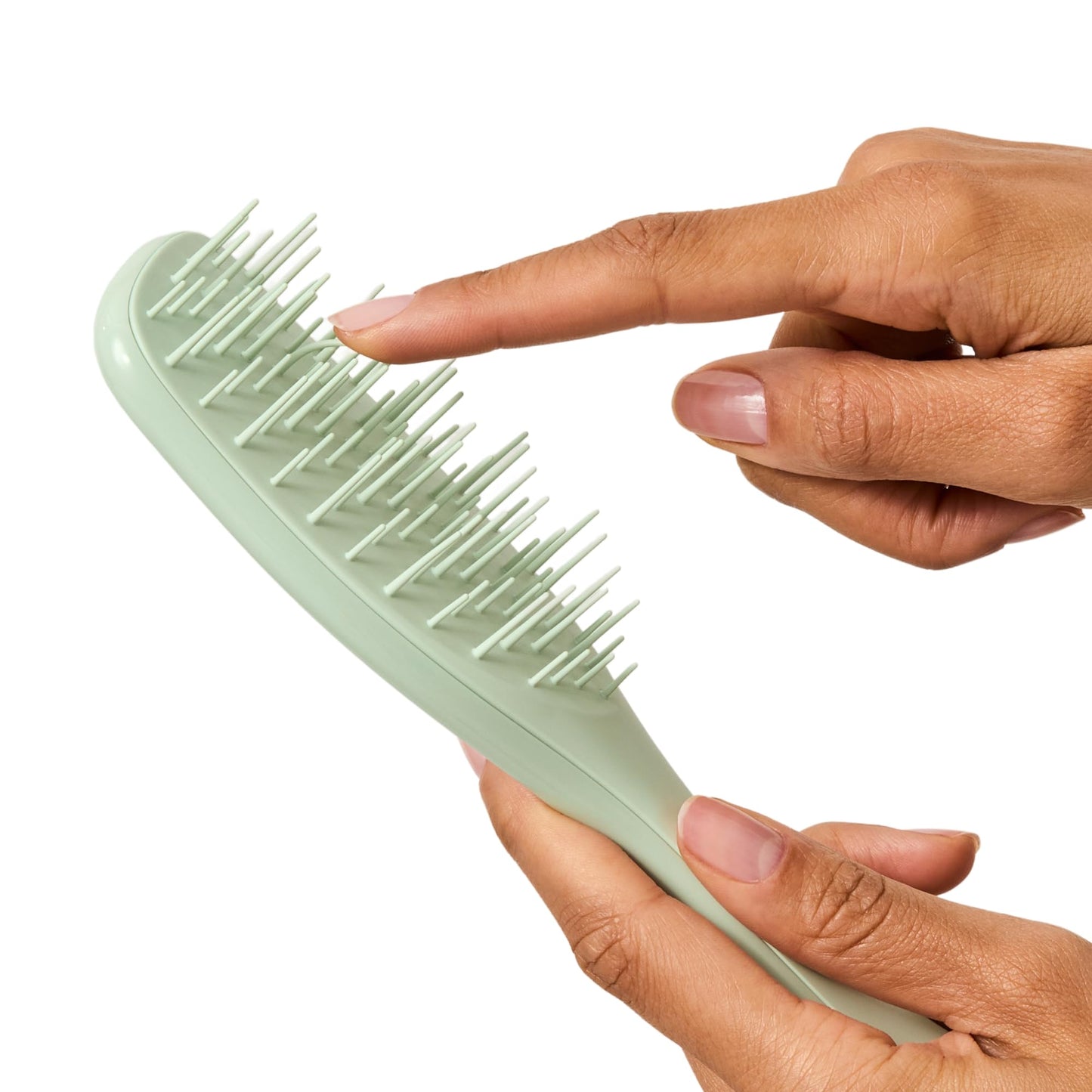 Tangle Teezer Extra Gentle Ultimate Detangler Hairbrush, Less Tension to Minimise Breakage, Effective and Extra Gentle Detangling, Safe for Uuse on Wet and Dry Hair, for All Hair Types, Eucalyptus