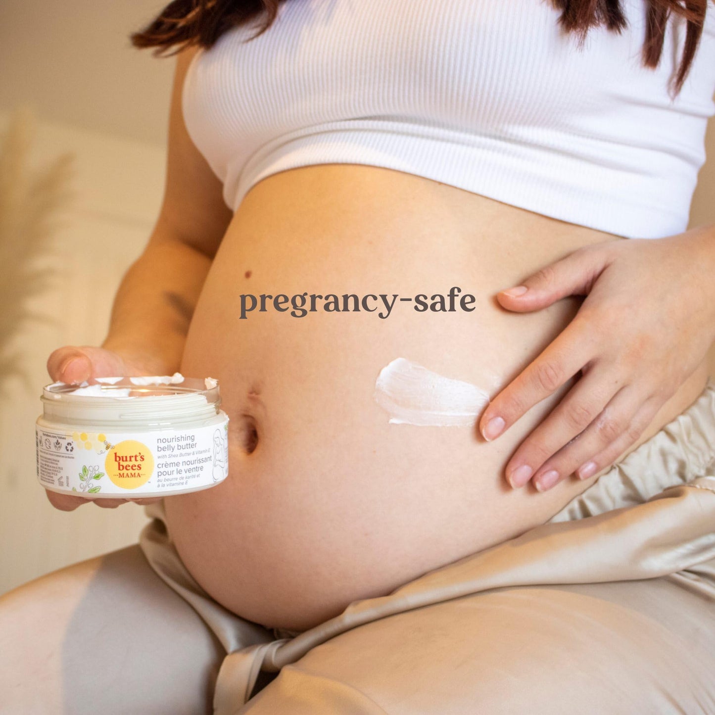 Burt's Bees Stretch Mark Cream & Pregrancy Belly Butter, With Nourishing Shea Butter & Vitamin E, 185g