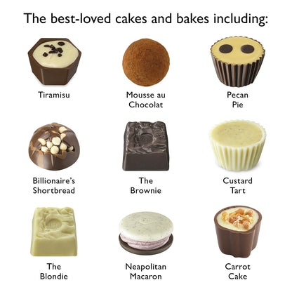 Hotel Chocolat Patisserie Sleekster - 27 Dessert-Inspired Chocolates, 350g - Chocolate Gifts For Birthday, Thank You, Congratulations, Anniversary - Gifts For Her And Him