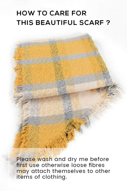 Style Slice Women's Tartan Scarf Thick Warm Blanket Ladies Scarves, Plaid Check Long Large Oversized Soft Shawl and Wrap Christmas Gifts for Women