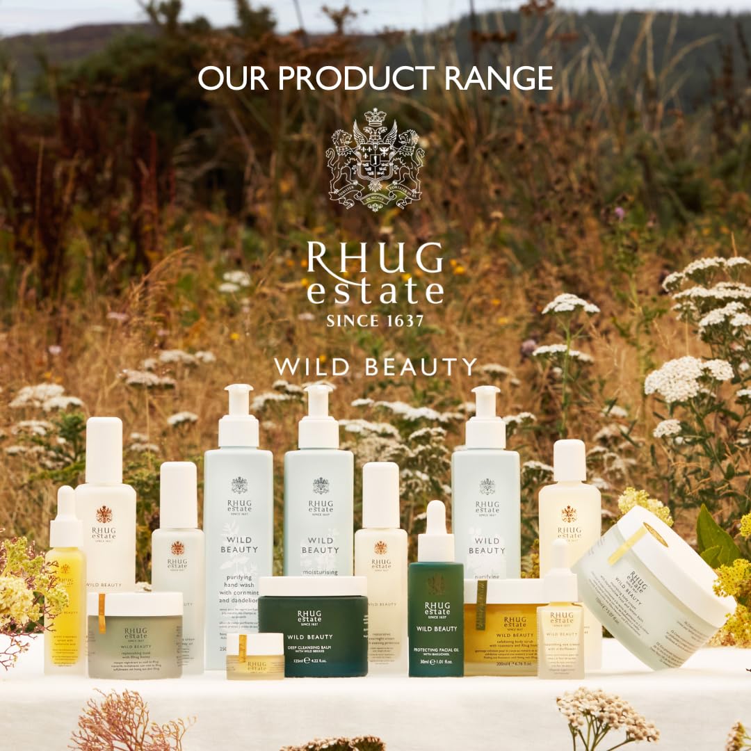 RHUG WILD BEAUTY | Deep Cleansing Balm with Wild Berries | Natural Makeup Remover & Purifying Face Cleanser | Made in the UK (125ml)