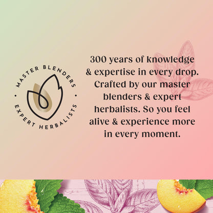 Twinings Superblends Menopause Cool Moments Peach Herbal Tea infusion with Lemon Balm, Honey Blush & Vitamin B6, 20 Biodegradable Bags