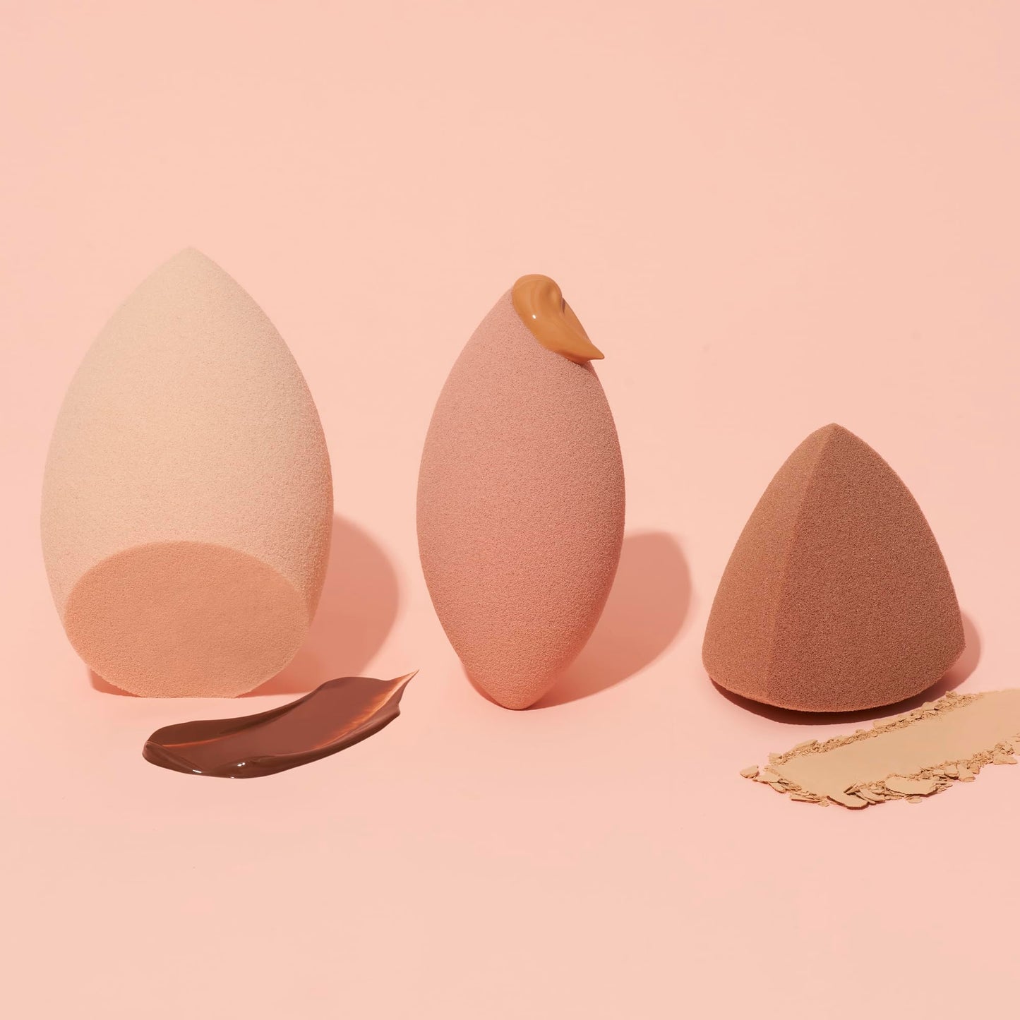 e.l.f. Total Sponge Set, Multi-use Makeup Sponge Set For Flawless Blending, Great For Powder Or Liquid Concealer & Foundation, Vegan & Cruelty-Free