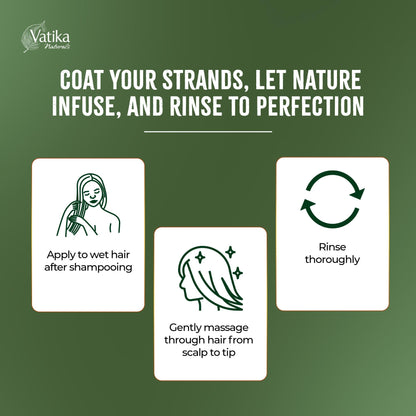 Vatika Natural Rosemary Conditioner, 280gm, Conditioner for dry hair, Anti-dandruff conditioner, Promotes Hair Growth, Nourishes & Conditions Hair, Rosemary oil