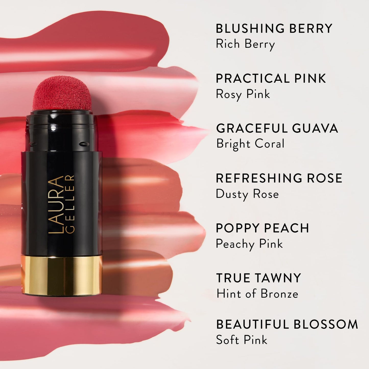 LAURA GELLER NEW YORK Serum Blush Tint (Practical Pink) - Hydrating, Long-Lasting Liquid Blush with Hyaluronic Acid for Plump, Rejuvenated Cheeks and a Natural Finish