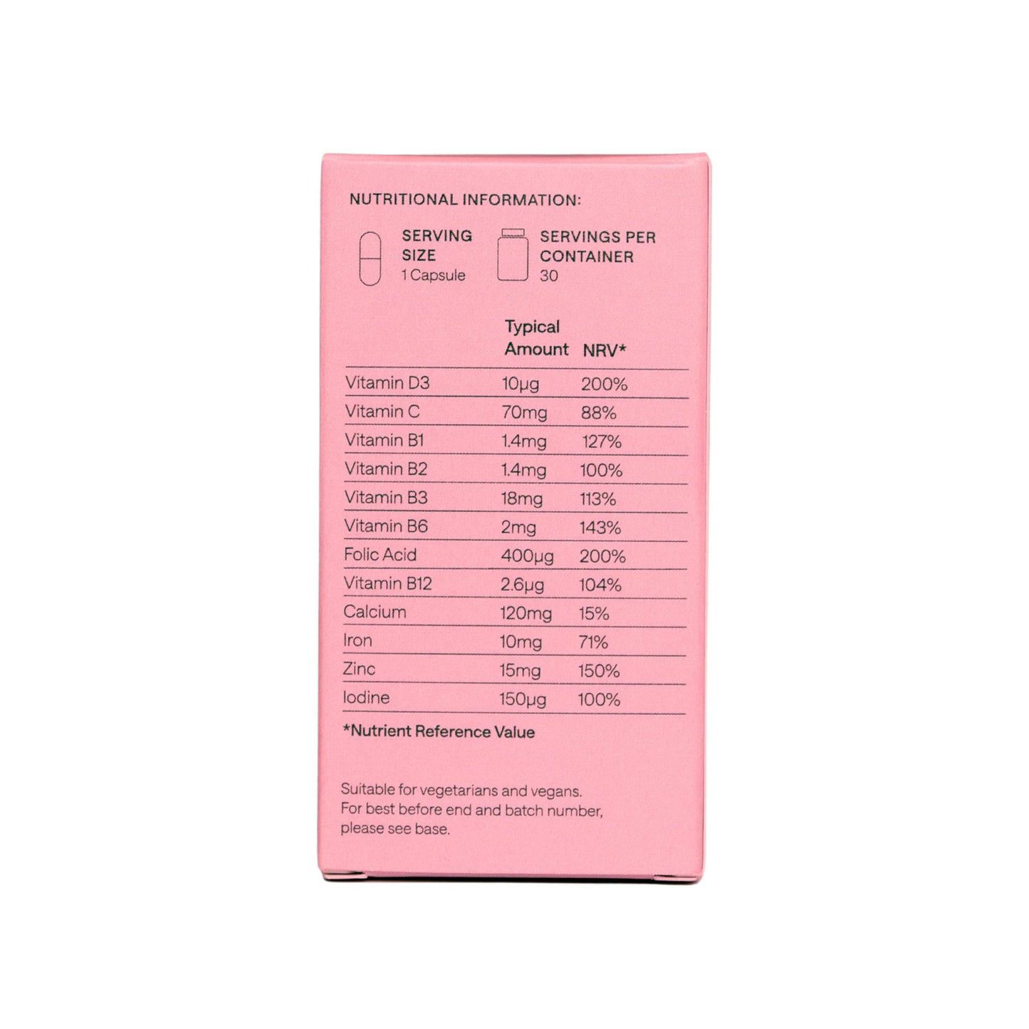 Pre-Conception & Pregnancy Vegan Supplements