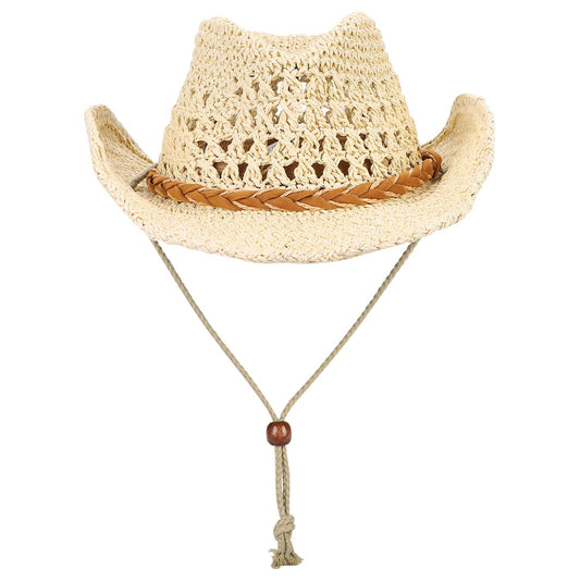 Foldable Cowboy Hat Shapeable Wide Brim Sun Protection Straw Hats Adults Spring Summer Anti UV Sun Hat Travel Beach Cap Western Cowgirl Hats Bush Hat for Women,Ladies,Men,Camping,Fishing,Hiking