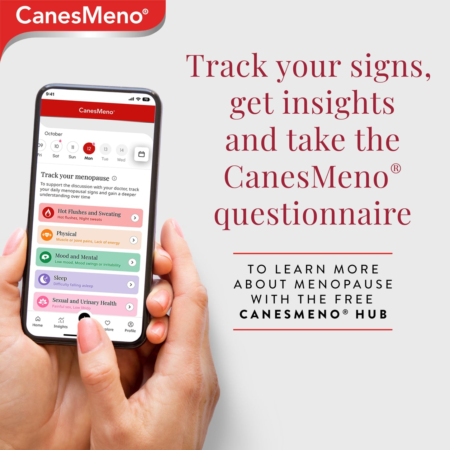 CanesMeno Menopause Care Hydration and Comfort Gel, 30 ml, containing Ectoin and Lactic Acid, Provides Fast, Long-Lasting Relief from Vaginal Dryness, Burning and itching