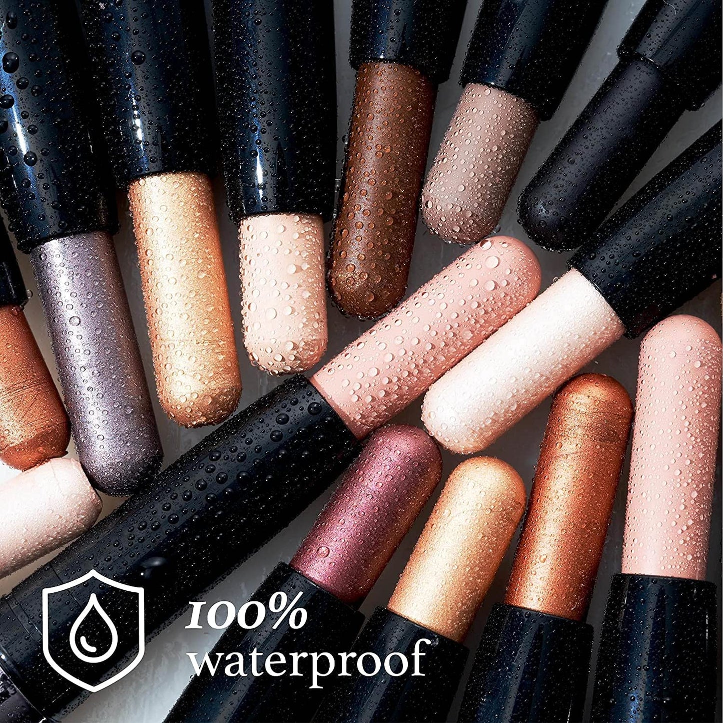Julep Eyeshadow 101 Crème-to-Powder Eyeshadow Stick (6 Piece Kit - Garden Party) Long-Lasting, Waterproof-Blendable, Crease-Proof Eye Shadow Stick with Built-In Smudger - Neutral Matte &Shimmer Shades