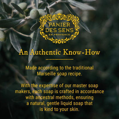 Panier des Sens - Liquid Hand Soap – Orange Blossom Soothing HandWash – With Olive - Savon de Marseille Made in France - Organic Hand Wash 96% Natural Ingredients - Vegan Soap 500ml