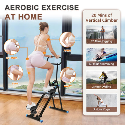 Vertical Climber Exercise Machine for Home Gym