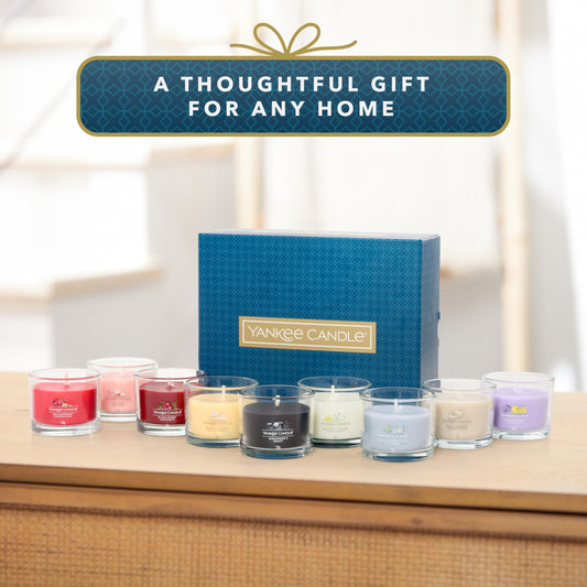 Yankee Candle Scented Candles Gift Set | 9 Scented Mini Filled Votive Candles | Soy Blend Wax Mix | Perfect Mothers Day and Easter Gifts for Women
