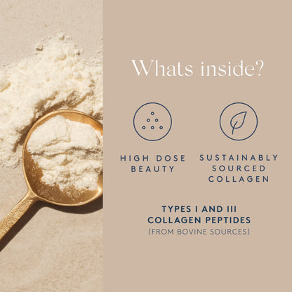 Dose & Co Beauty Collagen with Hyaluronic Acid and Vitamin C, Unflavoured - 255g Powder Supplement