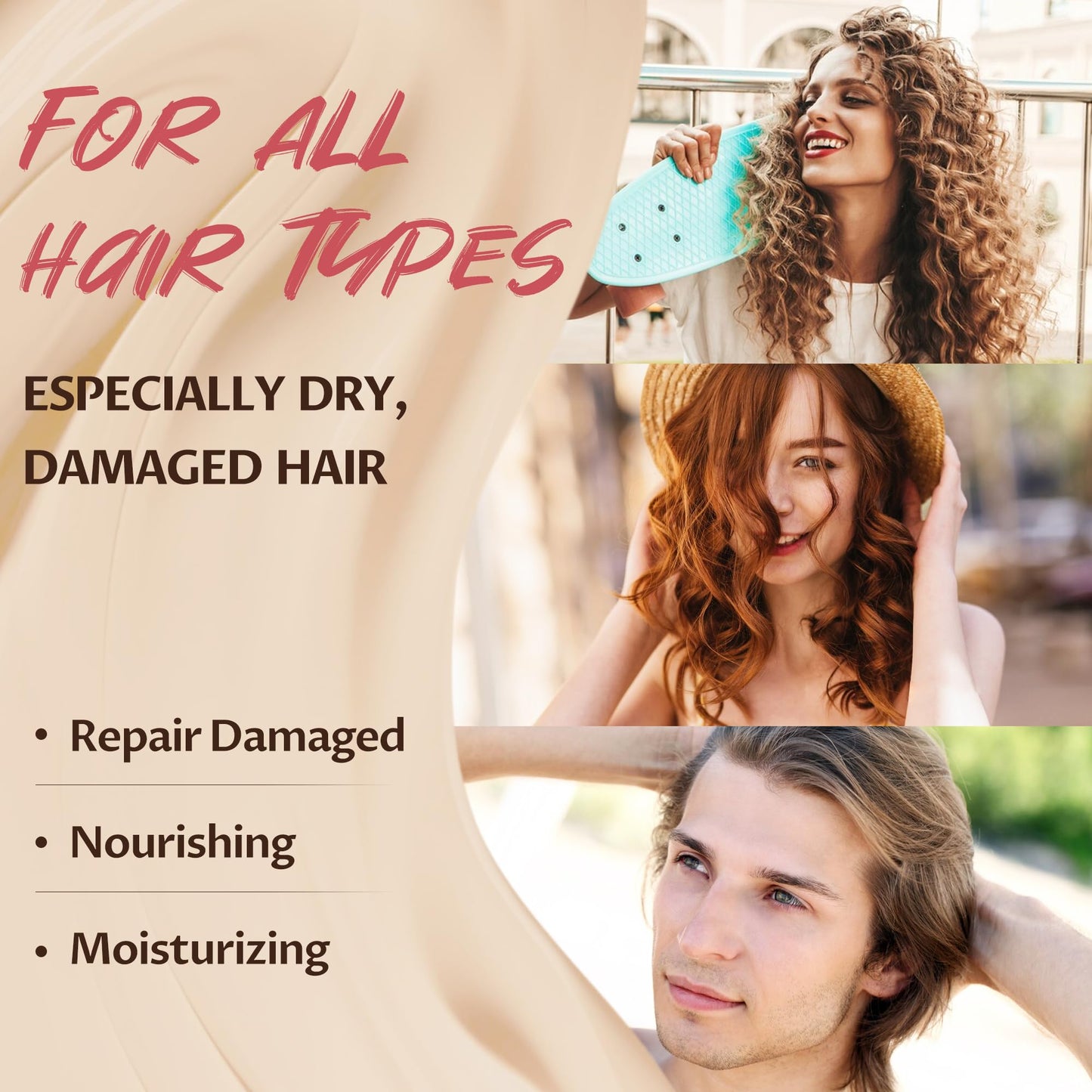 Sulphate Free Hair Shampoo and Conditioner Set – Argan Oil & Shea Butter Moisturizing Formula for Men & Women – Strengthens, Hydrates & Color Safe – 355ml Shampoo & 236ml Conditioner