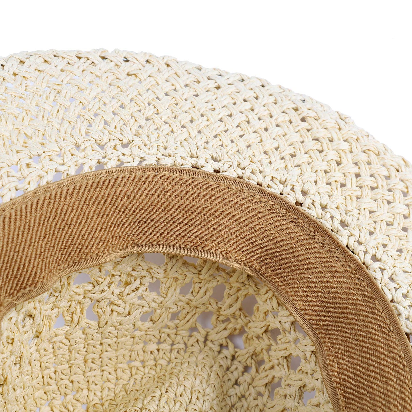 Foldable Cowboy Hat Shapeable Wide Brim Sun Protection Straw Hats Adults Spring Summer Anti UV Sun Hat Travel Beach Cap Western Cowgirl Hats Bush Hat for Women,Ladies,Men,Camping,Fishing,Hiking