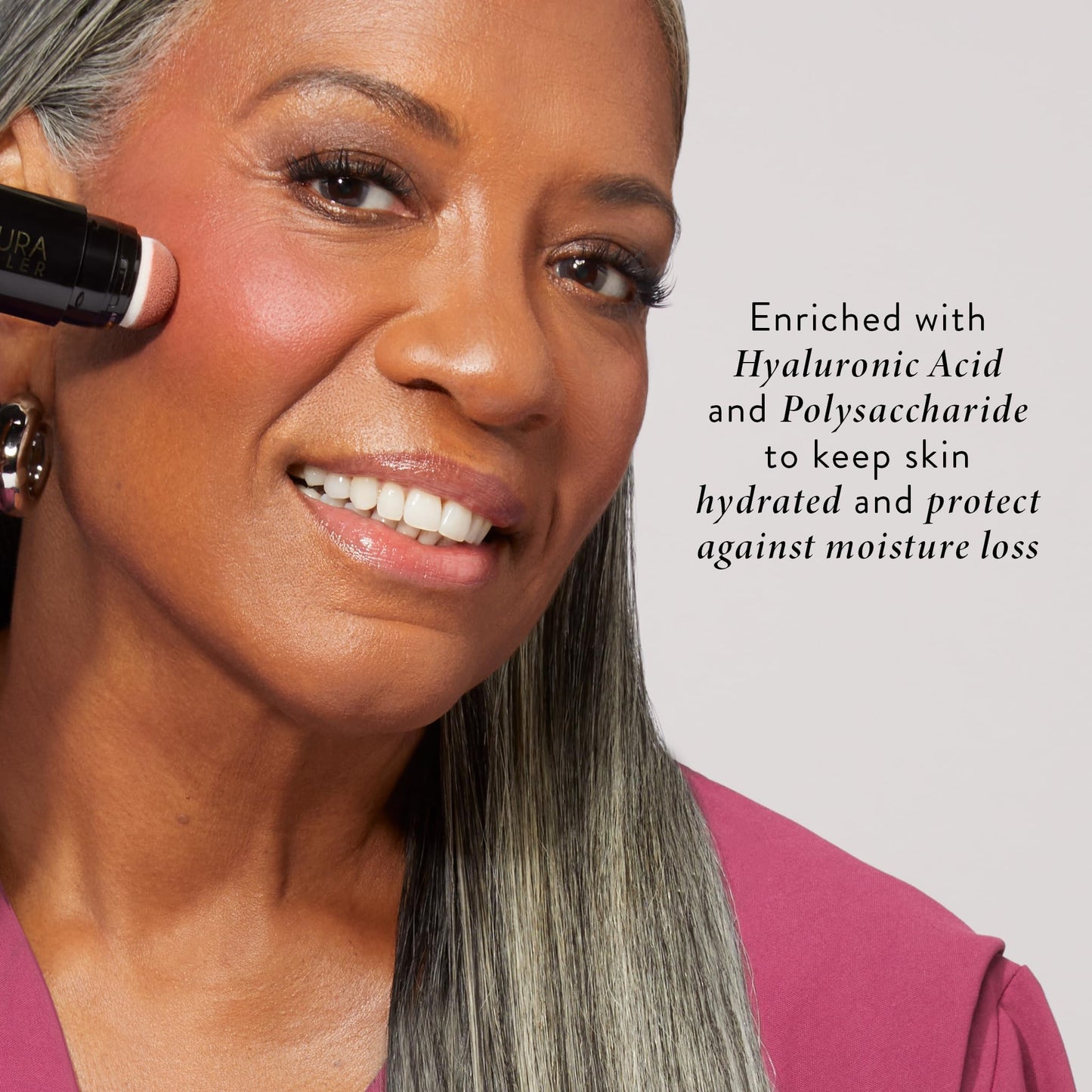 LAURA GELLER NEW YORK Serum Blush Tint (Practical Pink) - Hydrating, Long-Lasting Liquid Blush with Hyaluronic Acid for Plump, Rejuvenated Cheeks and a Natural Finish