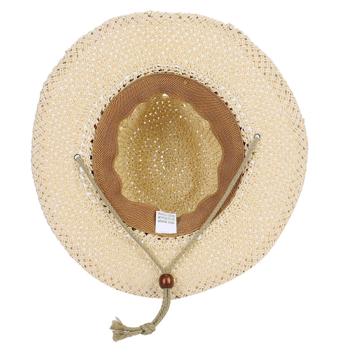 Foldable Cowboy Hat Shapeable Wide Brim Sun Protection Straw Hats Adults Spring Summer Anti UV Sun Hat Travel Beach Cap Western Cowgirl Hats Bush Hat for Women,Ladies,Men,Camping,Fishing,Hiking