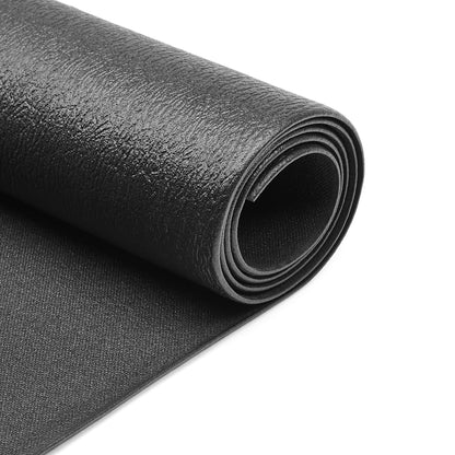 Amazon Basics High Density Exercise Equipment and Treadmill Gym Floor Mat, Sleek Black, 0.76 x 1.83 Meters