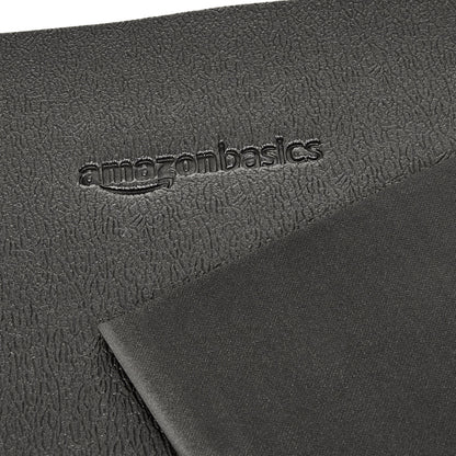 Amazon Basics High Density Exercise Equipment and Treadmill Gym Floor Mat, Sleek Black, 0.76 x 1.83 Meters