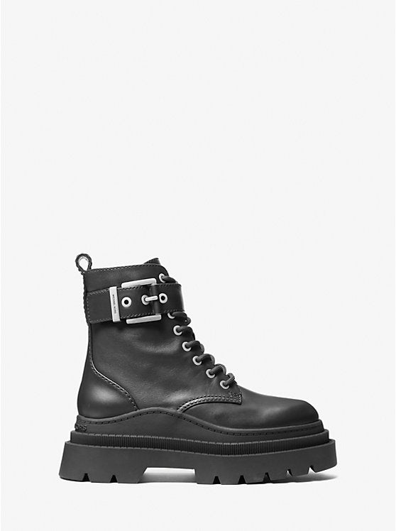 Michael Kors - Colby Leather Combat Boot