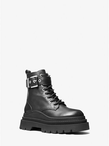 Michael Kors - Colby Leather Combat Boot