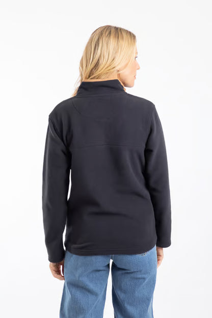 Weird Fish - Harriet Funnel Neck Microfleece Midnight