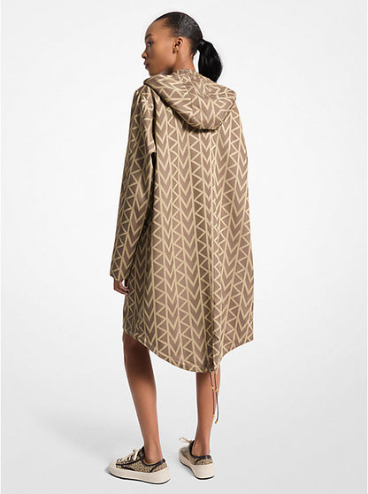 Michael Kors - MK2000 Logo Jacquard Oversized Parka