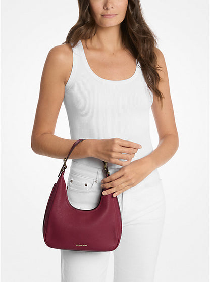 Michael Kors - Nolita Small Pebbled Leather Hobo Shoulder Bag