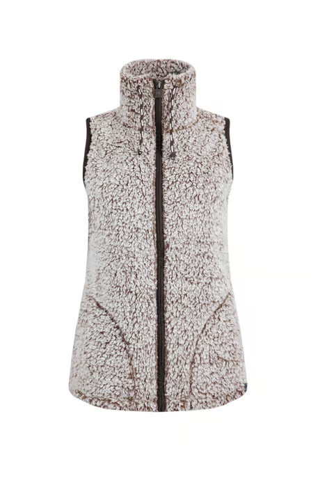 Weird Fish - Raia Cosy Fleece Gilet Bronze